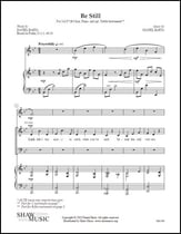 Be Still SATB choral sheet music cover